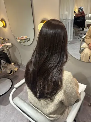 セミロング 美髪✨艶髪✨髪質改善 カラー特化❣️二宮遥のヘアスタイル