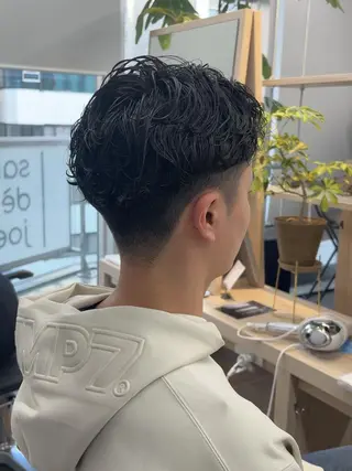 ショート メンズ パーマ メンズパーマ/ メンズカット/タクヤのヘアスタイル