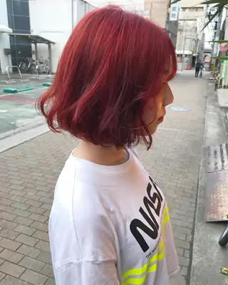 カラー 玉木 育実のヘアスタイル