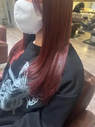 ミディアム 野口 菜緒のヘアスタイル