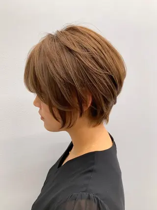ショート 京都レイヤーカット/ 縮毛矯正/羽柴りくのヘアスタイル