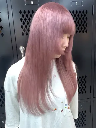 ロング カラー 柏井 陽菜のヘアスタイル