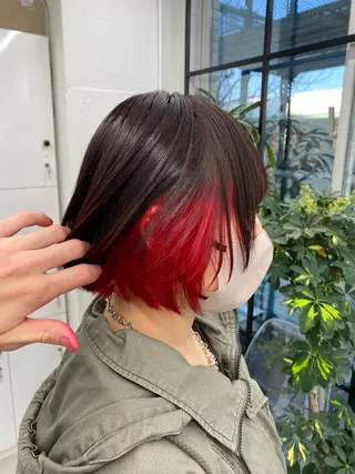 ミディアム カラー 🐶ひかる🐶 JILLSTUDIOのヘアスタイル