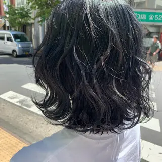 ミディアム カラー 韓国ヘア🦋 MIYUのヘアスタイル