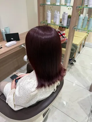 ミディアム 玉村 愛李 【ash 津田沼店】のヘアスタイル