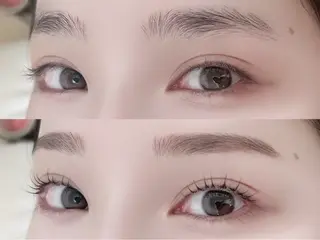 マツエク・マツパ 韓国風顔まわり/ベー ジュ/マツエク♡美咲のマツエク・マツパデザイン