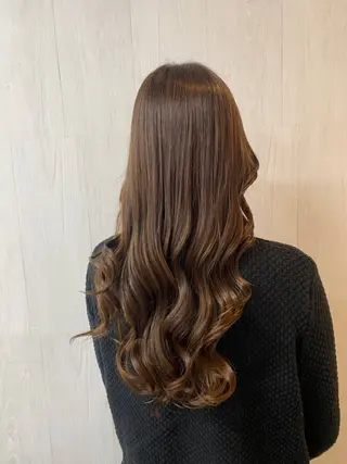 ロング カラー GLOSS 心斎橋 山上のヘアスタイル