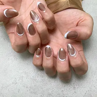 ショート カラー ネイル musee art所属・Musee art 亀戸店のネイルデザイン