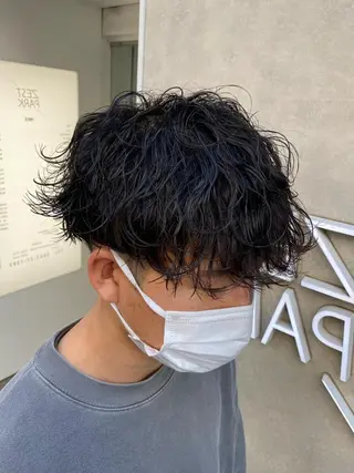パーマ メンズ 新宿【メンズパーマ】 塩澤太一のヘアスタイル