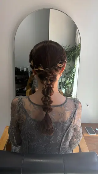 ヘアアレンジ Le'a  谷町🌱 ツボタホノカのヘアスタイル