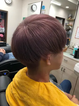 ミディアム カラー メンズ 理容オクムラ所属・【メンズ専属スタイリ スト】奥村　篤史のヘアスタイル