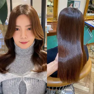 ロング カラー 💎巻ける縮毛矯正/ 艶髪💎石渕智也のヘアスタイル