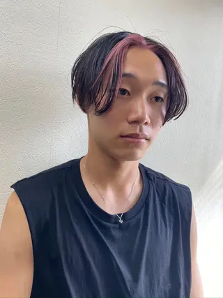 ショート カラー 大内田 凌馬のヘアスタイル