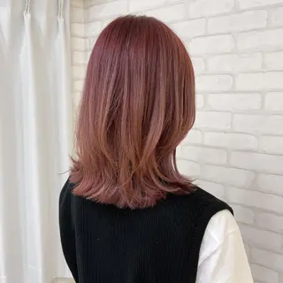 ミディアム カラー abilita AZUSAのヘアスタイル