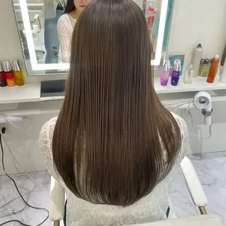 ロング カラー Parve Mix 森 美遥🇰🇷🩶のヘアスタイル