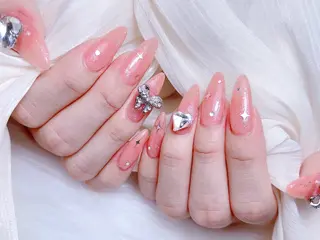 ネイル M🌷nail 長さだし専門店のネイルデザイン