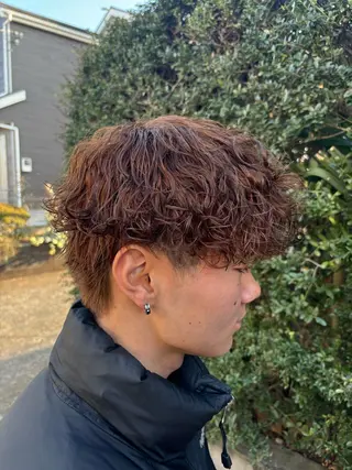 パーマ メンズ 美容研究所 🇰🇷yutoのヘアスタイル