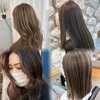 ミディアム カラー MODEK's 庄内 mikuのヘアスタイル