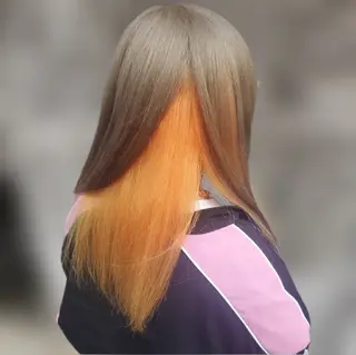 ロング カラー 派手髪/ハイトーン/ エクステ✨ユウキのヘアスタイル