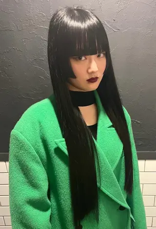 ロング 退色まで透明感ある ダブルカラー/リクのヘアスタイル