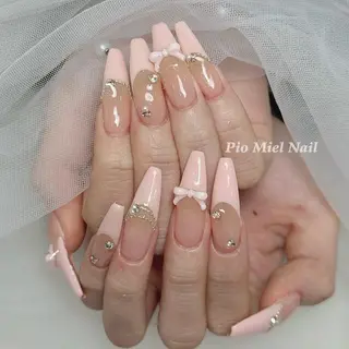 ネイル HANA 長さだしのネイルデザイン