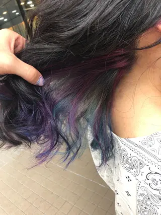 ミディアム カラー SHAFT Ieiriのヘアスタイル