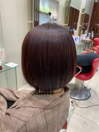 ミディアム カラー 平岡 成介のヘアスタイル