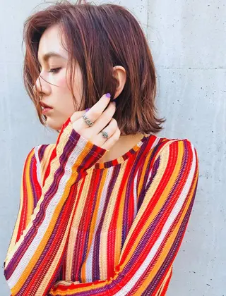 ミディアム 韓×中くびれヘア💋 髪質改善宇塚元哉💓のヘアスタイル