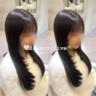 ロング カラー uru北千住所属・💞Miu / 透明感カラー💞のヘアスタイル