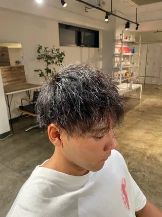 パーマ メンズ メンズパーマ 特化/中川拓也のヘアスタイル