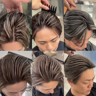 ショート 🇺🇸ルミナ🔥 海外ハイライトのヘアスタイル