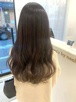 ロング カラー ボブ/美髪矯正 /佐藤　奈巳のヘアスタイル