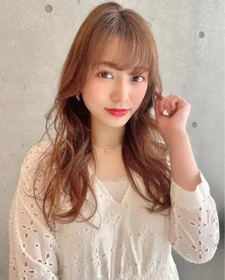 ロング 顔周り🇰🇷韓国 レイヤー/いづみ💞のヘアスタイル