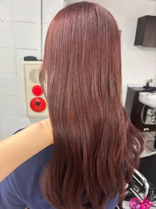 ロング カラー ハイトーン/ダブル カラー/akihoのヘアスタイル