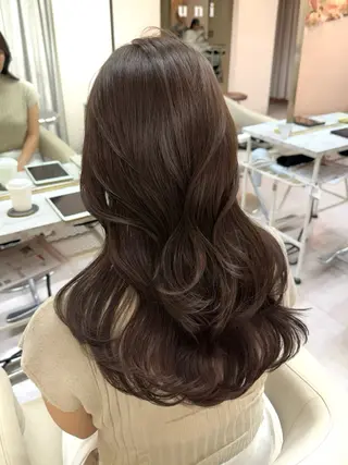 ロング カラー ♡韓国/レイヤー カット/Ayana♡のヘアスタイル