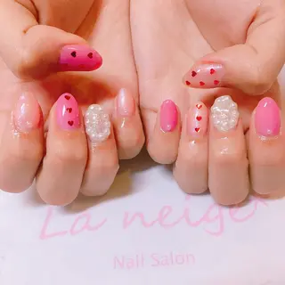 ネイル La neige* yuki 🥯🍑のネイルデザイン