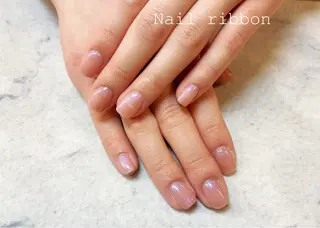 ネイル ネイルリボン 笠井のネイルデザイン