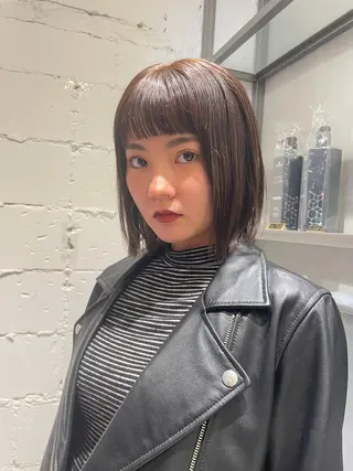 ミディアム カラー 艶ハイトーン👑♡ NATSUKIのヘアスタイル