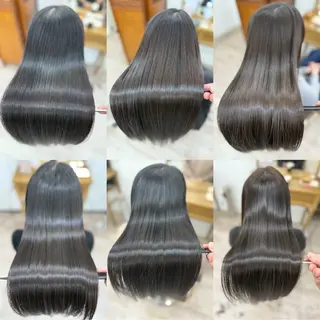 セミロング A'SHE横浜所属・髪質改善特化🔥縮毛 、美髪形成のプロ✂️のヘアスタイル