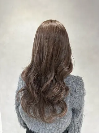ロング カラー 大人レイヤー& 透明感カラー💄のヘアスタイル