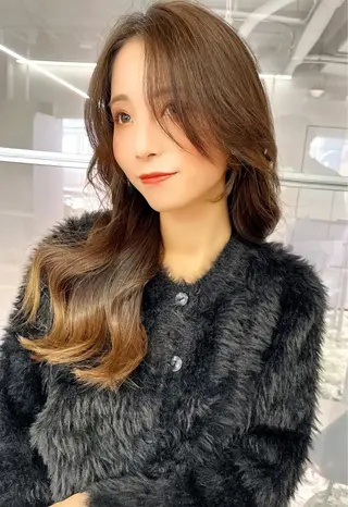 ロング カラー ヘアアレンジ 韓国ヘア/髪質改善 TAKAHIROのヘアスタイル