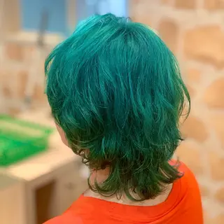 ミディアム GATE.所属・GATE. staffのヘアスタイル