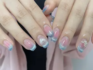 ネイル ki🍒🍒 ki ツルツルネイルのネイルデザイン