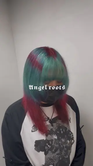 カラー Reve by Lond仙台所属・カットモデル無料 8000円ハイトーンのヘアスタイル