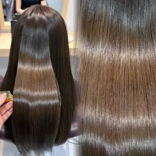 ロング カラー パーマ 透明感/チョコカラー 💍TAMA💍のヘアスタイル