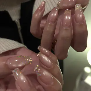 ネイル 韓国ワンホンネイル 🐈‍⬛natsuのネイルデザイン