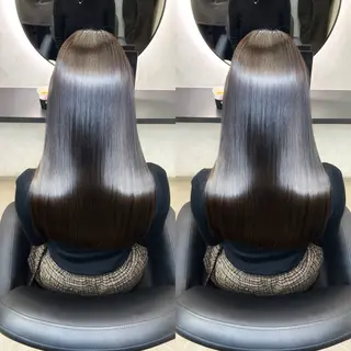 ロング カラー 新宿/美髪矯正 髪質改善/韓国風山本のヘアスタイル