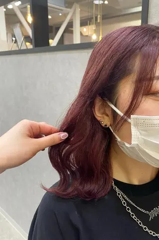 セミロング カラー Becky Lash 小倉店所属・アイブロウWAX 🌷モデル募集中🌷のマツエク・マツパデザイン