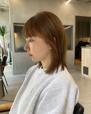 ミディアム カラー 村田 りょうやのヘアスタイル