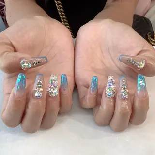 ネイル 💎🐰 saki. m 🐰💎のネイルデザイン